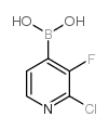 2-Chloro-3-fluoropyridine-4-boronic acid - Chemical structure and product image
