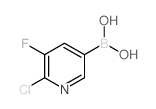 2-Chloro-3-fluoropyridine-5-boronic Acid - Chemical structure and product image