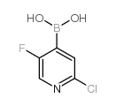 2-Chloro-5-fluoropyridine-4-boronic acid - Chemical structure and product image
