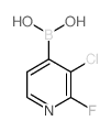 3-Chloro-2-fluoropyridine-4-boronic acid - Chemical structure and product image