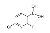 6-Chloro-2-fluoropyridine-3-boronic acid - Chemical structure and product image