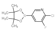 2-Chloro-3-fluoropyridine-5-boronic Acid Pinacol Ester - Chemical structure and product image