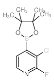 3-Chloro-2-fluoropyridine-4-boronic Acid Pinacol Ester - Chemical structure and product image