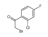 2-Chloro-4-fluorophenacyl bromide - Chemical structure and product image