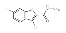 3-Chloro-6-fluoro-1-benzothiophene-2-carbohydrazide - Chemical structure and product image