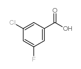 3-Chloro-5-fluorobenzoic acid - Chemical structure and product image