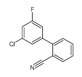 2-(3-Chloro-5-fluorophenyl)benzonitrile - Chemical structure and product image