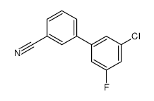 3-(3-Chloro-5-fluorophenyl)benzonitrile - Chemical structure and product image