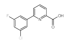 6-(3-Chloro-5-fluorophenyl)picolinic acid - Chemical structure and product image