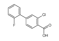 2-Chloro-4-(2-fluorophenyl)benzoic acid - Chemical structure and product image