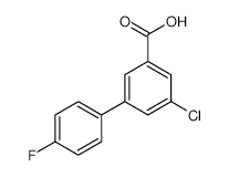 5-Chloro-3-(4-fluorophenyl)benzoic acid - Chemical structure and product image