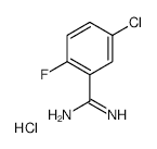 5-Chloro-2-fluoro-benzamidine, HCl - Chemical structure and product image