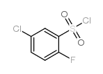 5-Chloro-2-fluorobenzenesulfonyl chloride - Chemical structure and product image
