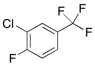 3-Chloro-4-fluorobenzotrifluoride - Chemical structure and product image