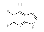 4-Chloro-5-fluoro-6-iodo-1h-pyrrolo[2,3-b]pyridine - Chemical structure and product image