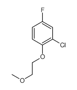2-Chloro-4-fluoro-1-(2-methoxyethoxy)benzene - Chemical structure and product image
