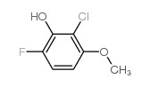 2-Chloro-6-fluoro-3-methoxyphenol - Chemical structure and product image