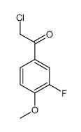 2-Chloro-1-(3-fluoro-4-methoxyphenyl)ethanone - Chemical structure and product image