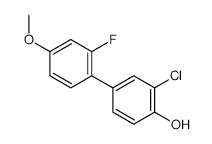 2-Chloro-4-(2-fluoro-4-methoxyphenyl)phenol - Chemical structure and product image