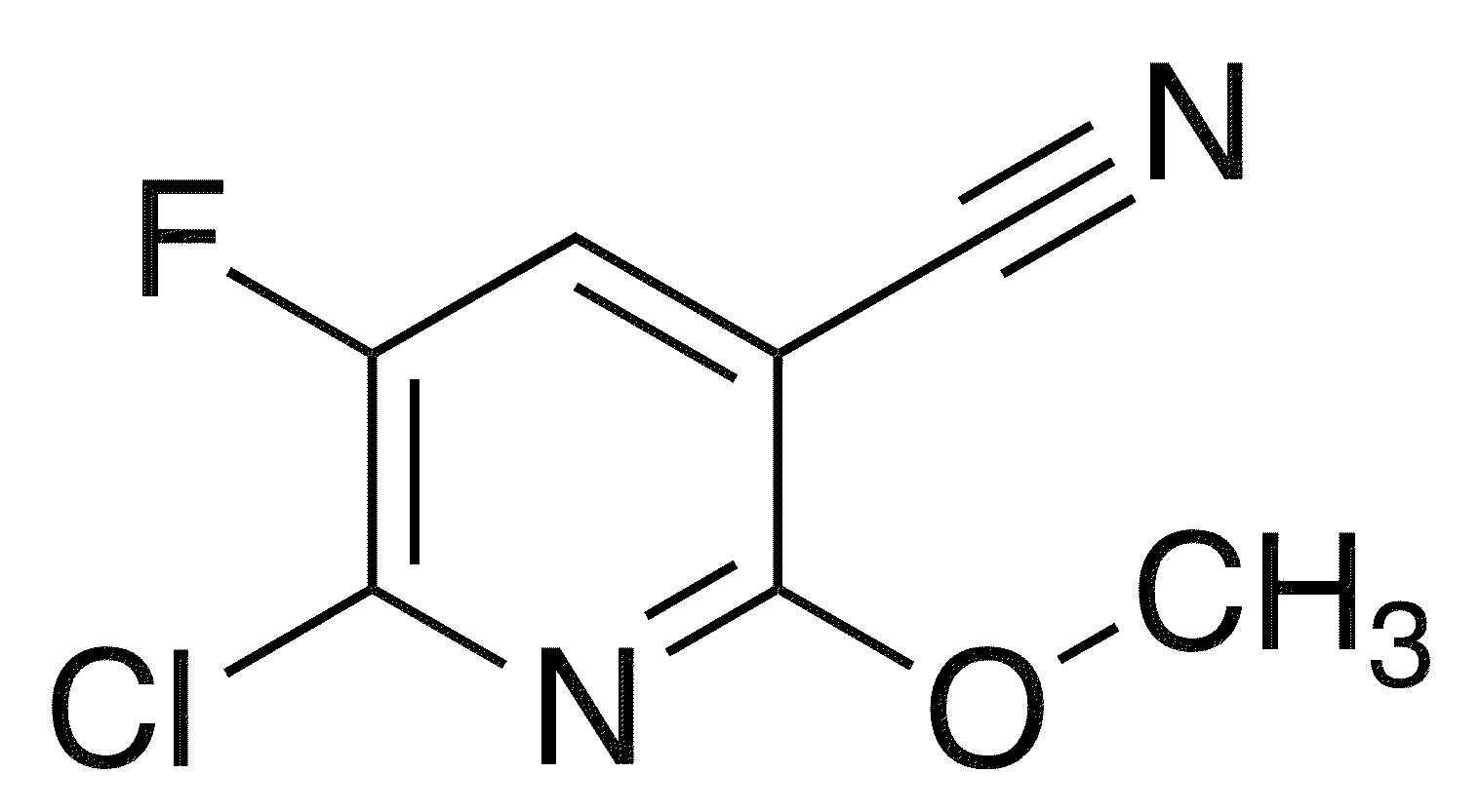 6-Chloro-5-fluoro-2-methoxypyridine-3-carbonitrile - Chemical structure and product image