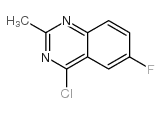 4-Chloro-6-fluoro-2-methylquinazoline - Chemical structure and product image