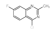 4-Chloro-7-fluoro-2-methylquinazoline - Chemical structure and product image