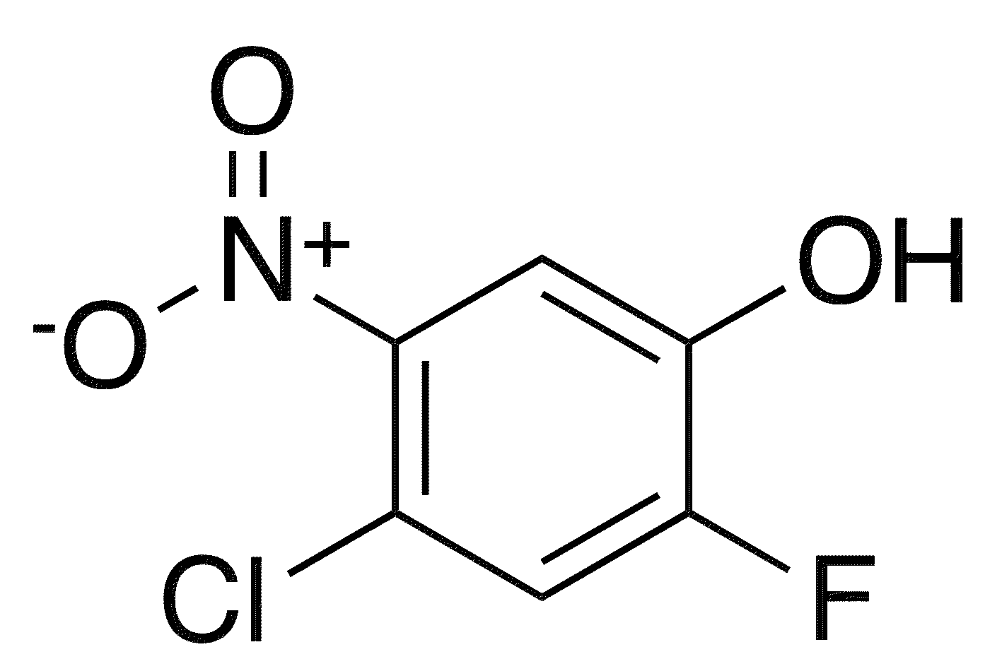 4-Chloro-2-fluoro-5-nitrophenol - Chemical structure and product image