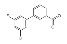 1-Chloro-3-fluoro-5-(3-nitrophenyl)benzene - Chemical structure and product image