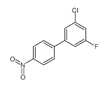 1-Chloro-3-fluoro-5-(4-nitrophenyl)benzene - Chemical structure and product image