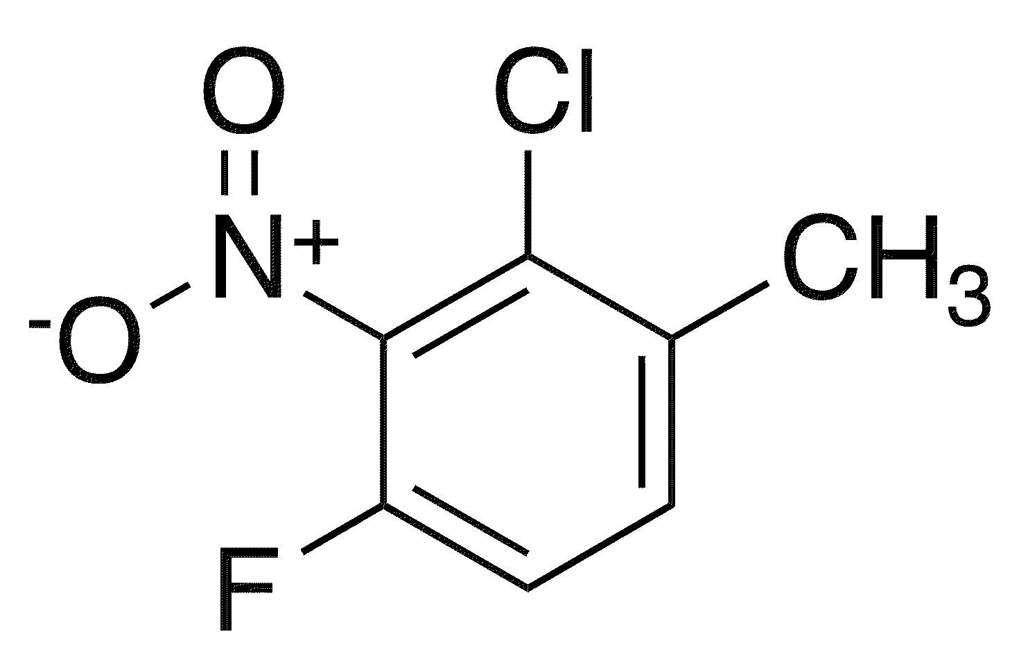 2-Chloro-4-fluoro-3-nitrotoluene - Chemical structure and product image