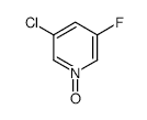 3-Chloro-5-fluoropyridine 1-oxide - Chemical structure and product image