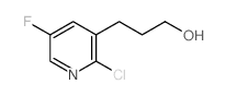 3-(2-Chloro-5-fluoropyridin-3-yl)propan-1-ol - Chemical structure and product image