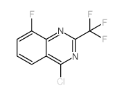 4-Chloro-8-fluoro-2-(trifluoromethyl)quinazoline - Chemical structure and product image