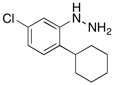 5-Chloro-2-cyclohexyl-phenylhydrazine - Chemical structure and product image