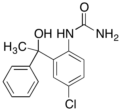 N-â€‹[4-â€‹Chloro-â€‹2-â€‹(1-â€‹hydroxy-â€‹1-â€‹phenylethyl)â€‹phenyl]â€‹-urea - Chemical structure and product image
