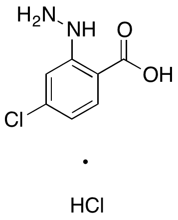 4-Chloro-2-hydrazinobenzoic Acid Hydrochloride - Chemical structure and product image