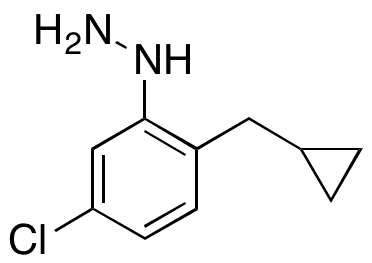 [5-Chloro-2-(cyclopropylmethyl)phenyl]-hydrazine - Chemical structure and product image