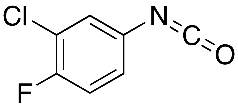 3-Chloro-4-fluorophenyl Isocyanate - Chemical structure and product image