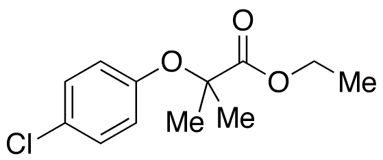 Clofibrate - Chemical structure and product image