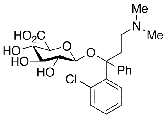 Clofedanol O-beta-D-Glucuronide - Chemical structure and product image