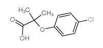 Clofibric acid - Chemical structure and product image