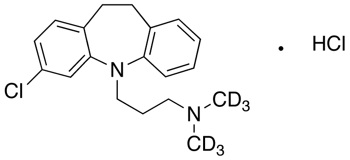 Clomipramine-d6 Hydrochloride - Chemical structure and product image