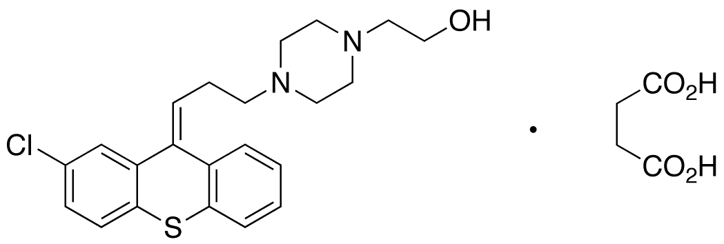 trans-Clopenthixol Succinate Salt - Chemical structure and product image