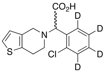 rac-Clopidogrel-d4 Carboxylic Acid - Chemical structure and product image