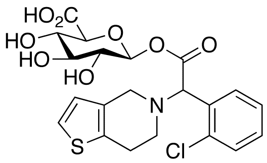Clopidogrel Acyl-beta-D-glucuronide - Chemical structure and product image
