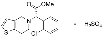 S-(+)-Clopidogrel Hydrogen Sulfate - Chemical structure and product image