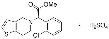 R-(-)-Clopidogrel Hydrogen Sulfate - Chemical structure and product image