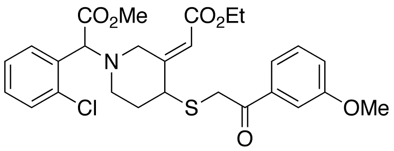 trans-Clopidogrel-MP Ethyl Ester Derivative(Mixture of Diastereomers) - Chemical structure and product image