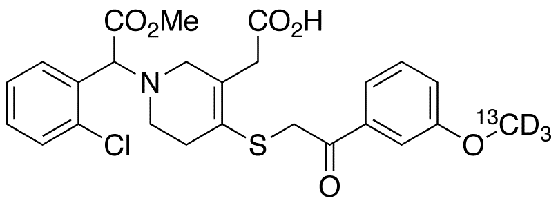 rac-Clopidogrel-MP Endo Derivative-13C,d3 - Chemical structure and product image