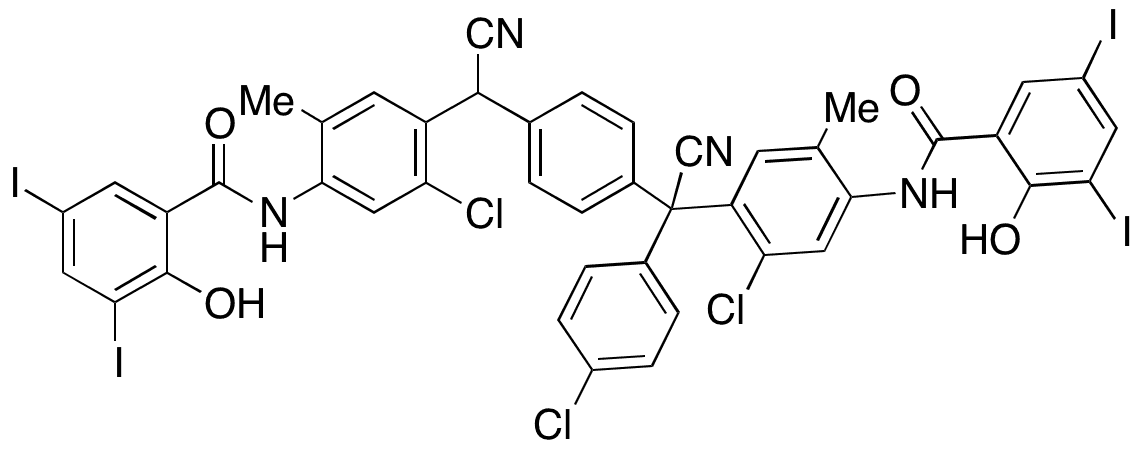 Closantel Dimer - Chemical structure and product image